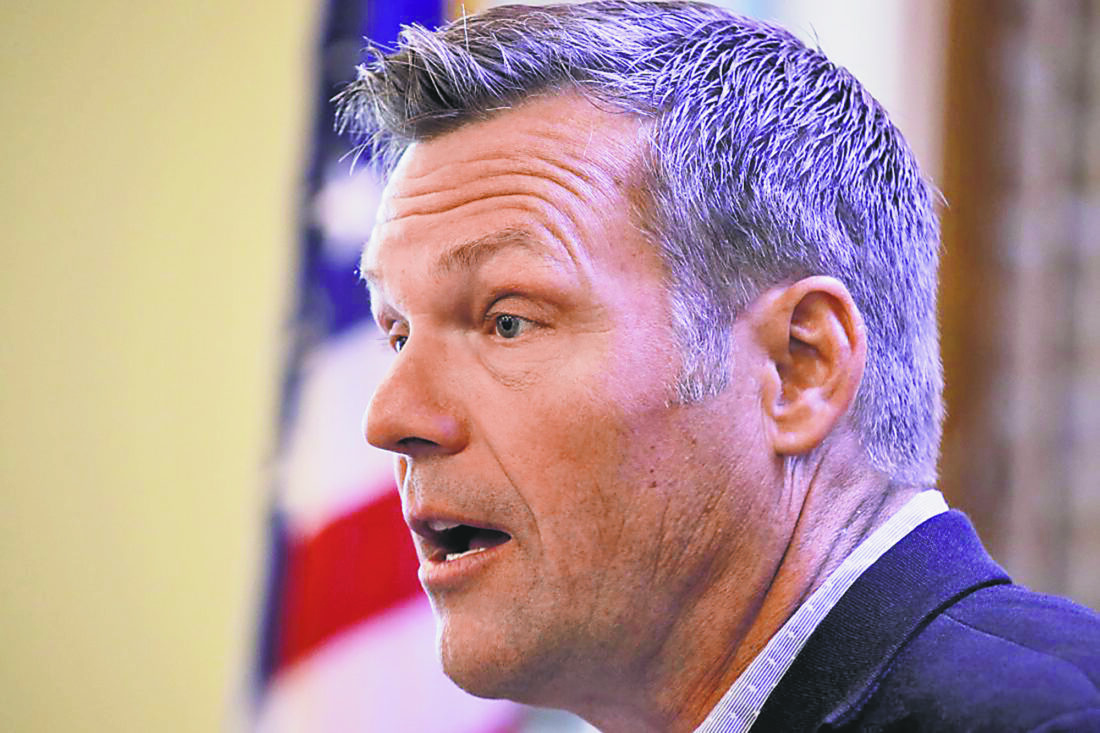 Driver's license gender needs to match sex assigned at birth, Kansas AG Kris Kobach argues in court | News, Sports, Jobs - Vimarsana News
