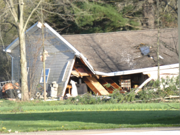 Tornado whips up damage in western portion of county