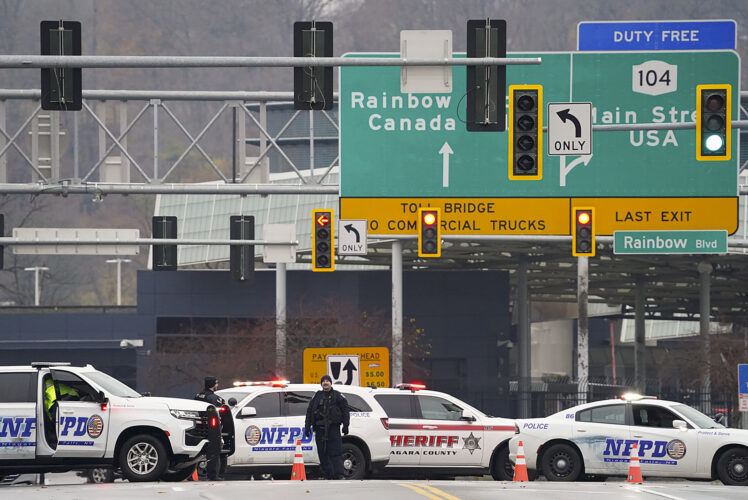 Border crossings closed after vehicle explosion on bridge connecting New York and Canada