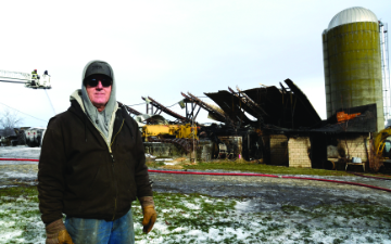 Lordstown dairy farm fire causes $100K damage, takes four animals