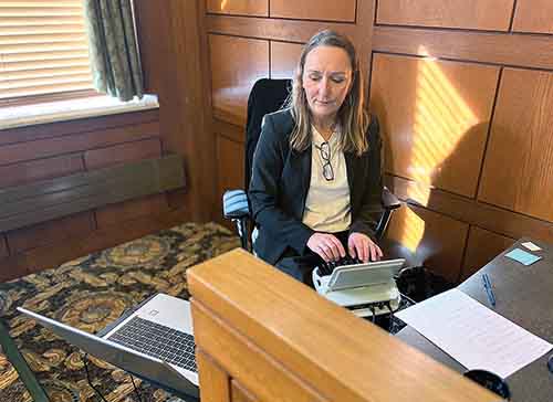 Court reporter Kelly Wilson calls it quits after 3 decades | News, Sports, Jobs - Vimarsana News