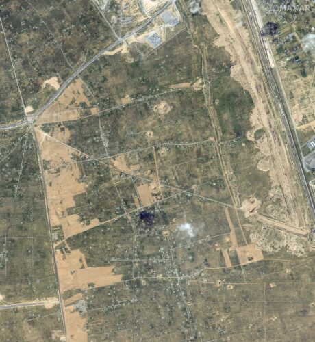 Satellite photos show Egypt building a wall near Gaza Strip as Israeli offensive on Rafah looms