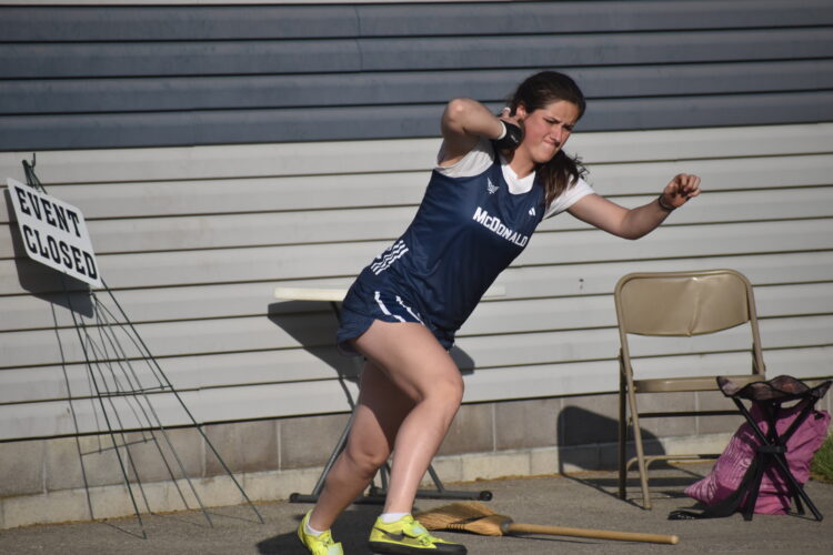 McDonald dominates throwing events during first day of Trumbull County Championships