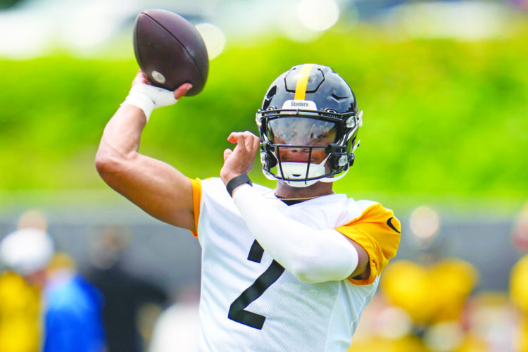 Justin Fields eager to start over with Steelers, even as Russell Wilson&rsquo;s backup