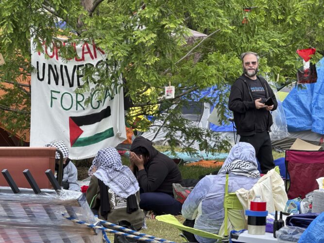 Police dismantle pro-Palestinian camp at Wayne State University in Detroit