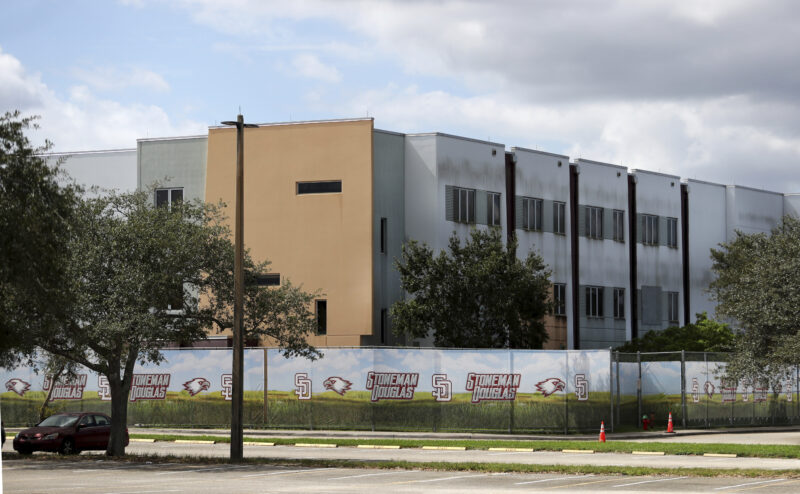 Demolition of the Parkland classroom building where 17 died in 2018 shooting begins