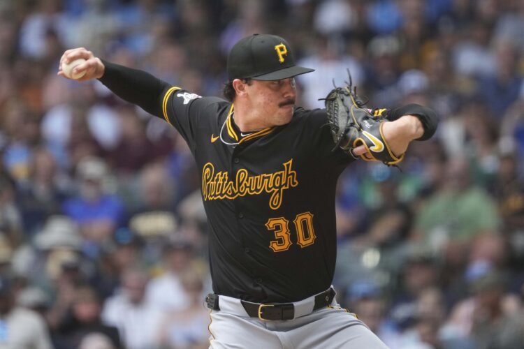Skenes holds Brewers hitless, strikes out 11 in seven innings as Pirates win 1-0
