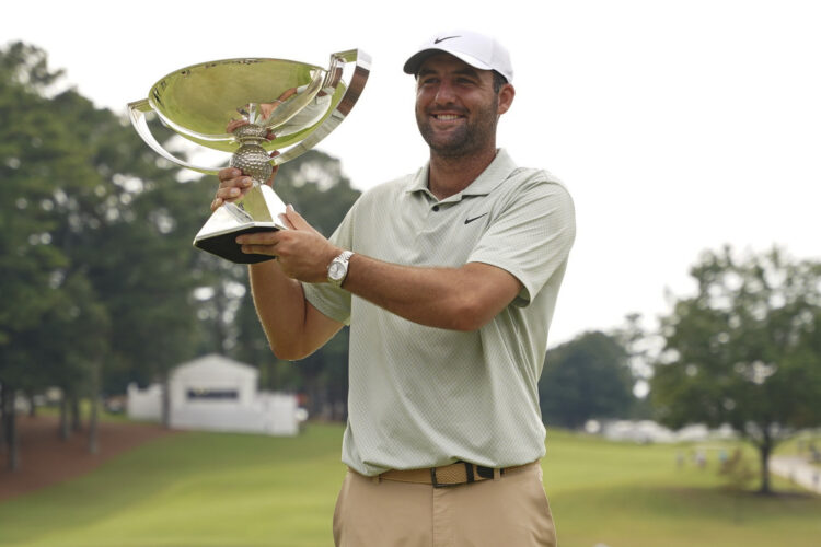 Scheffler caps record season as FedEx Cup champion