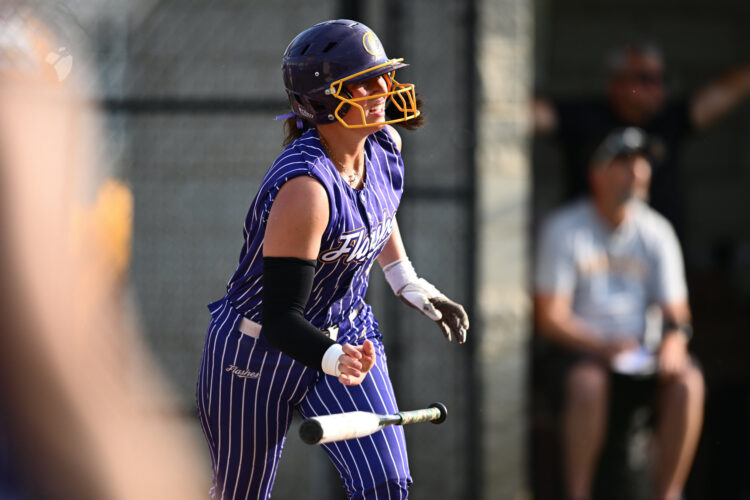 Senior slugger sets mark