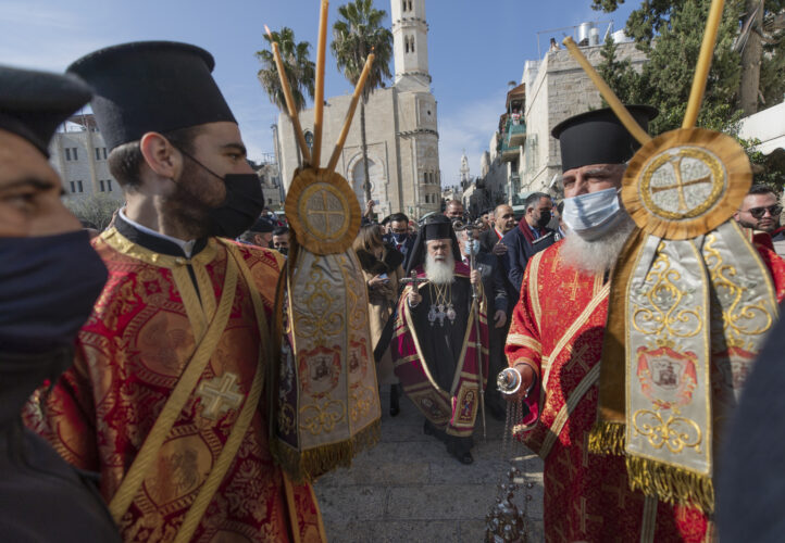 Christian patriarchs make rare visit to Gaza after deadly Israeli strike on church
