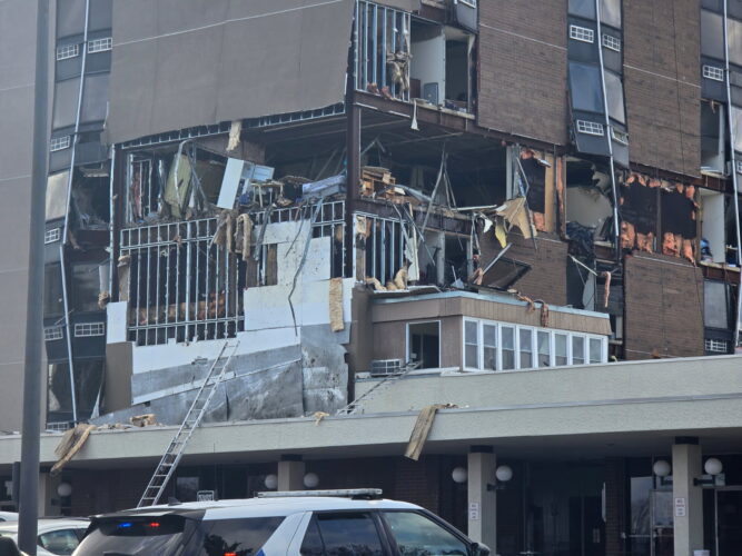 Several injured in explosion at Phoenix House apartments