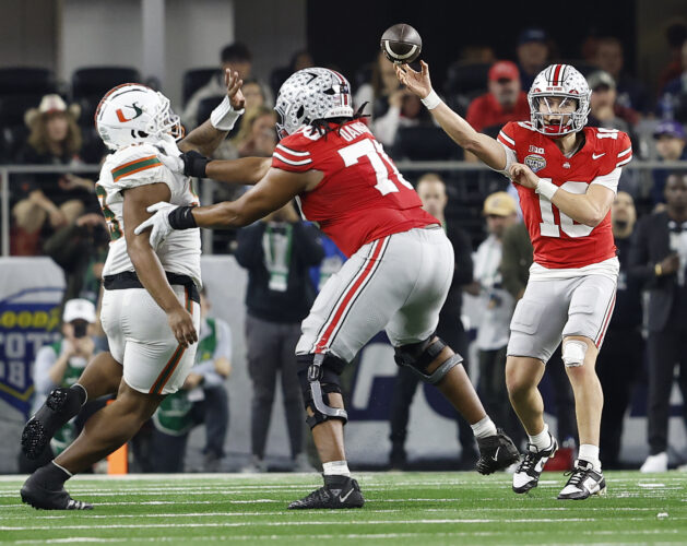 Miami beats Ohio State in the CFP quarterfinal at Cotton Bowl