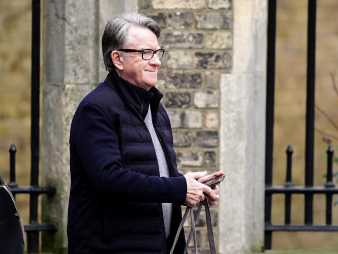 Police in Britain arrest former ambassador Mandelson in probe into Epstein ties