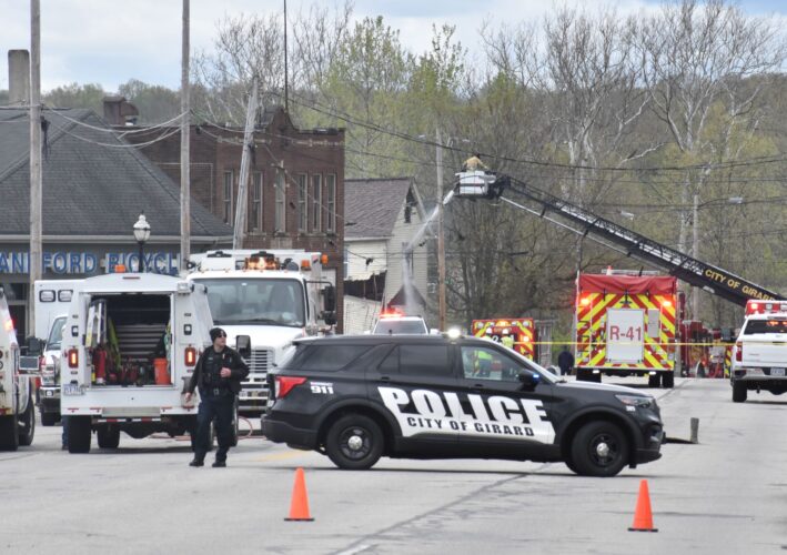 Girard explosion causes serious damage to home