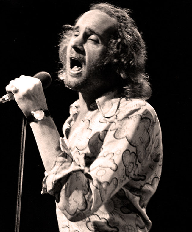 Roger Chapman of Family - a voice that once had the distinction of winning out over Tom Jones.
