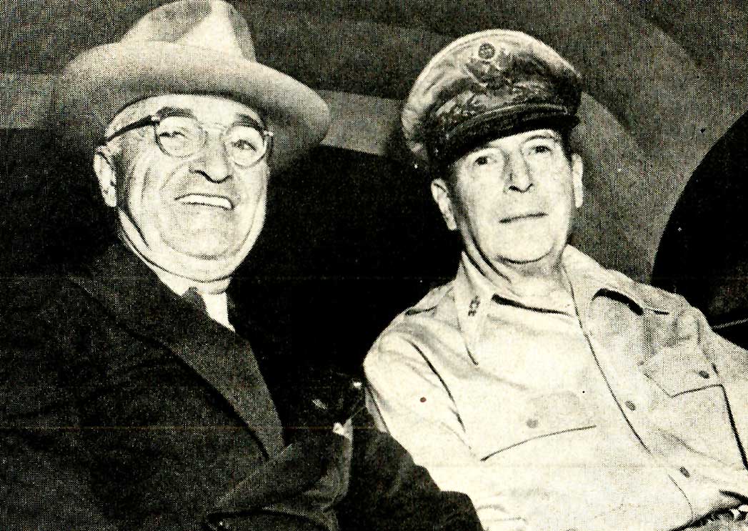President Truman - Gen. Douglas MacArthur - on top of everything else; Korea.