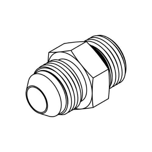 1/4 Male JIC to 1/4 Male JIC Hydraulic Adapter