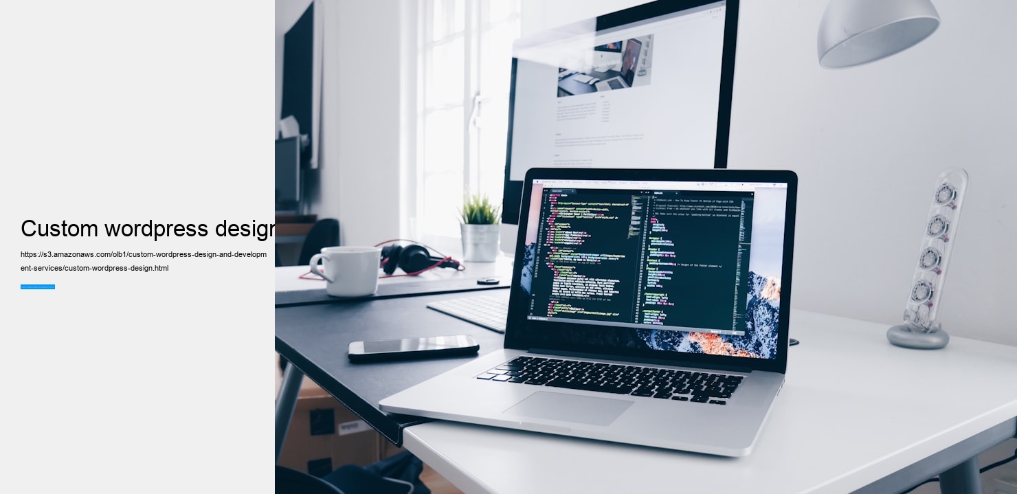 custom wordpress design