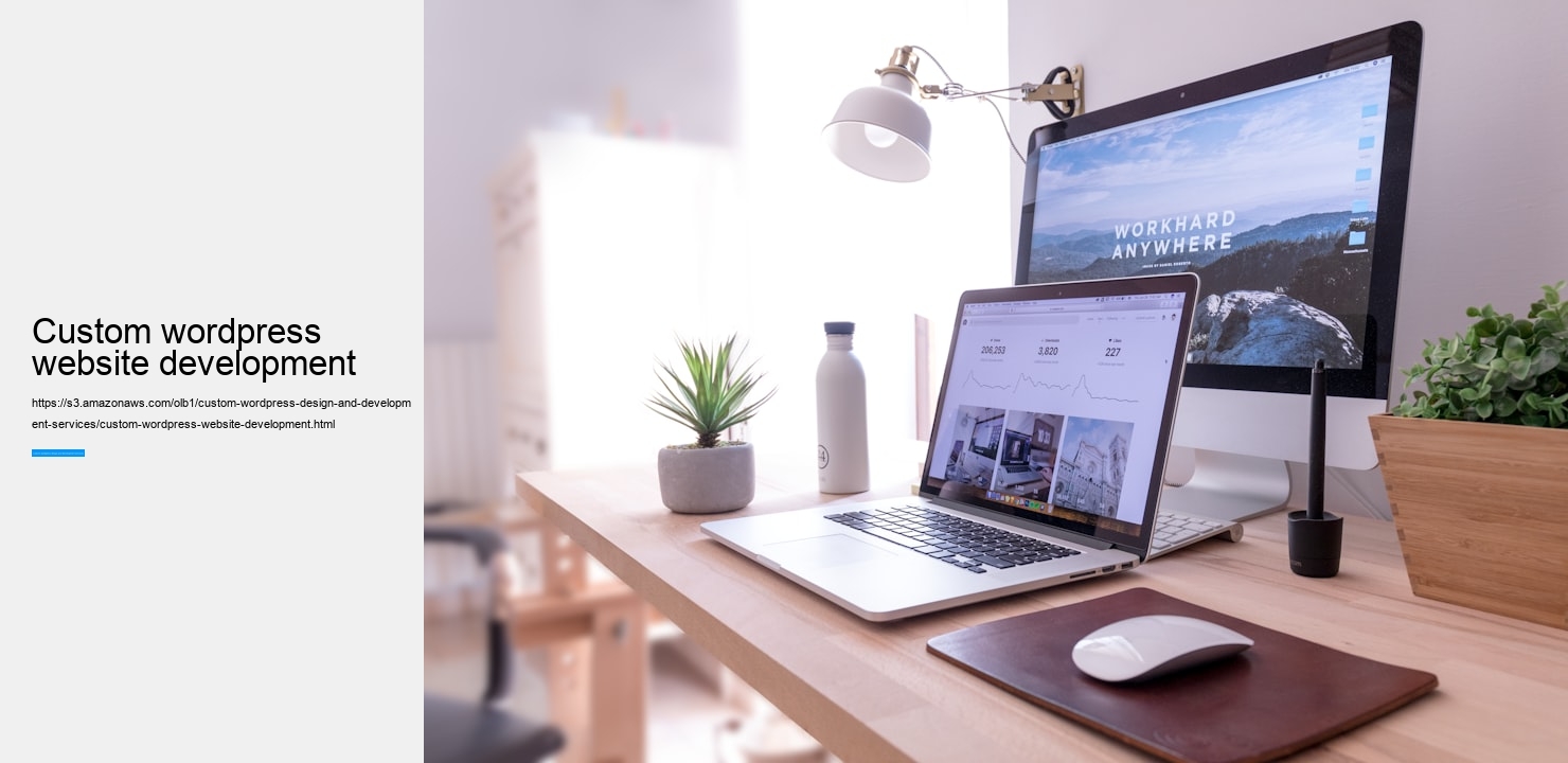 custom wordpress website development