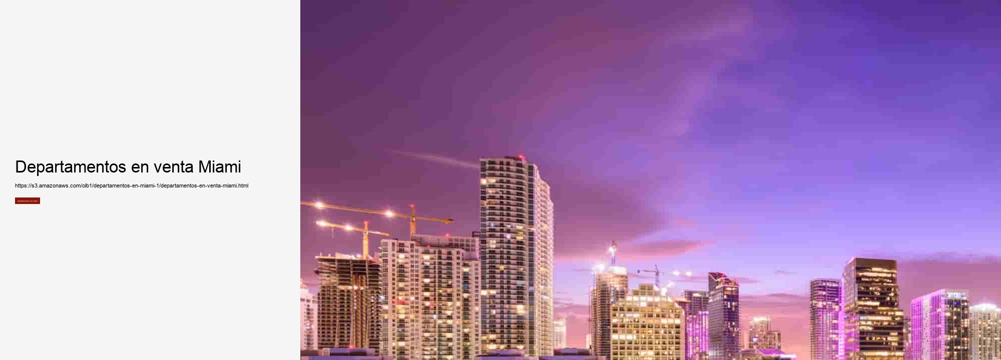 departamentos en venta Miami  departamentos en venta Miami