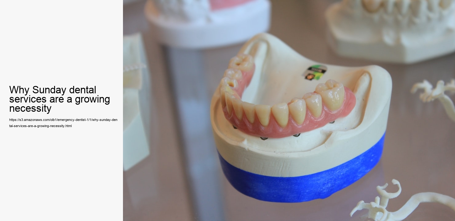 Why Sunday dental services are a growing necessity