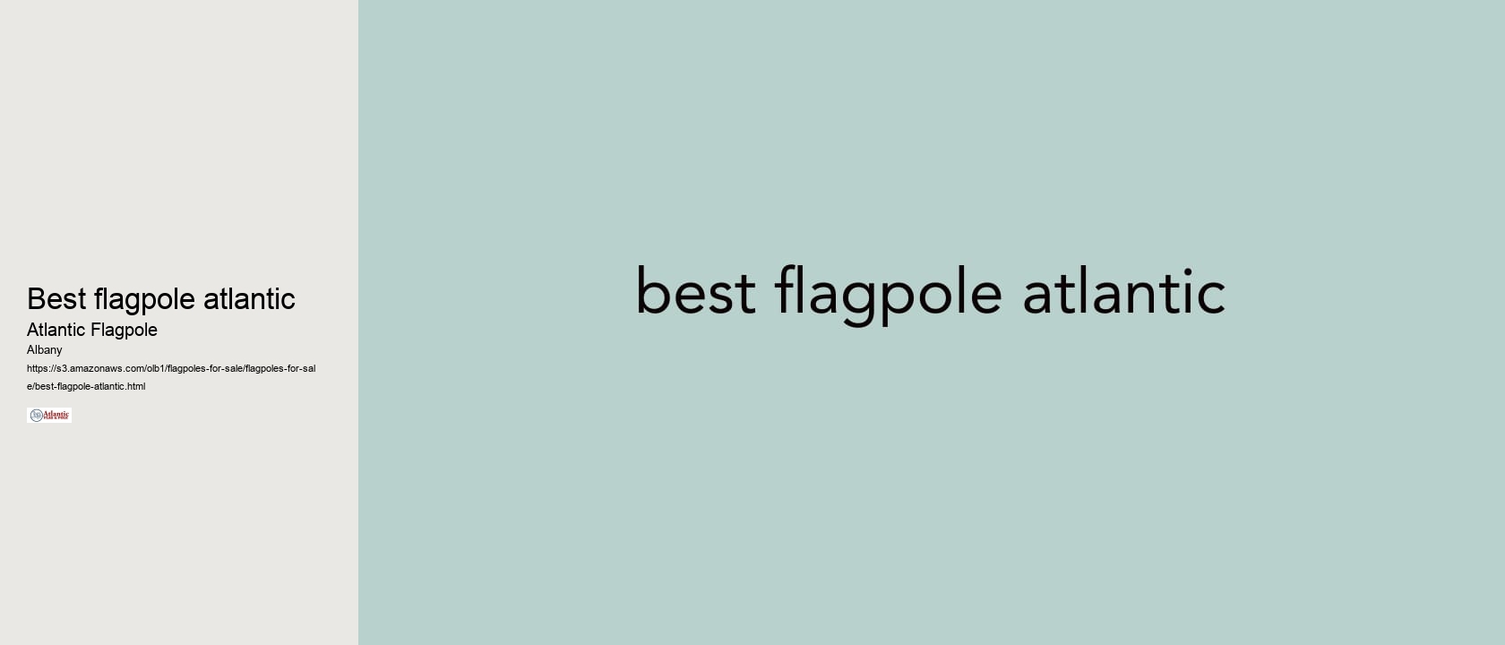 best flagpole atlantic