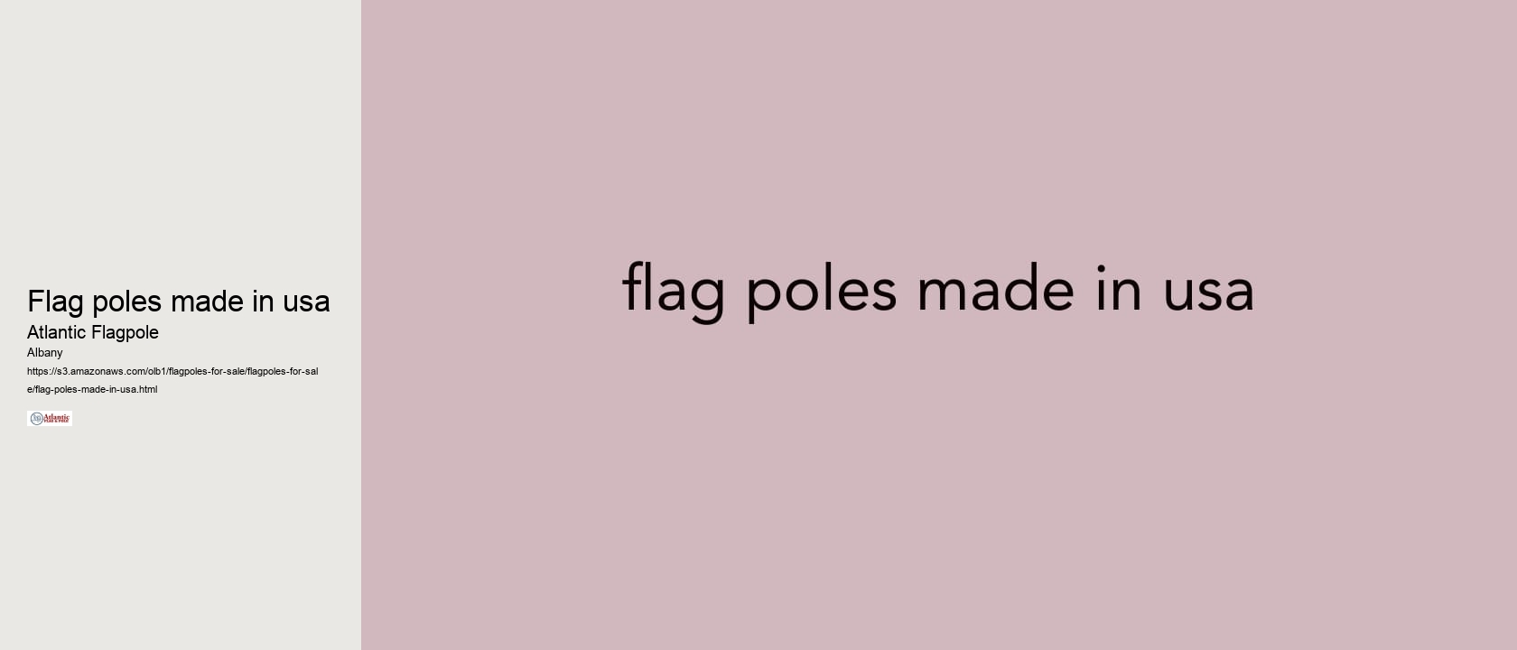 flag poles made in usa