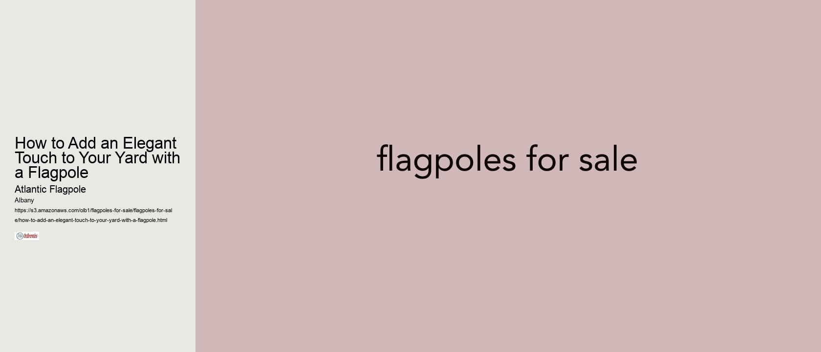 How to Add an Elegant Touch to Your Yard with a Flagpole