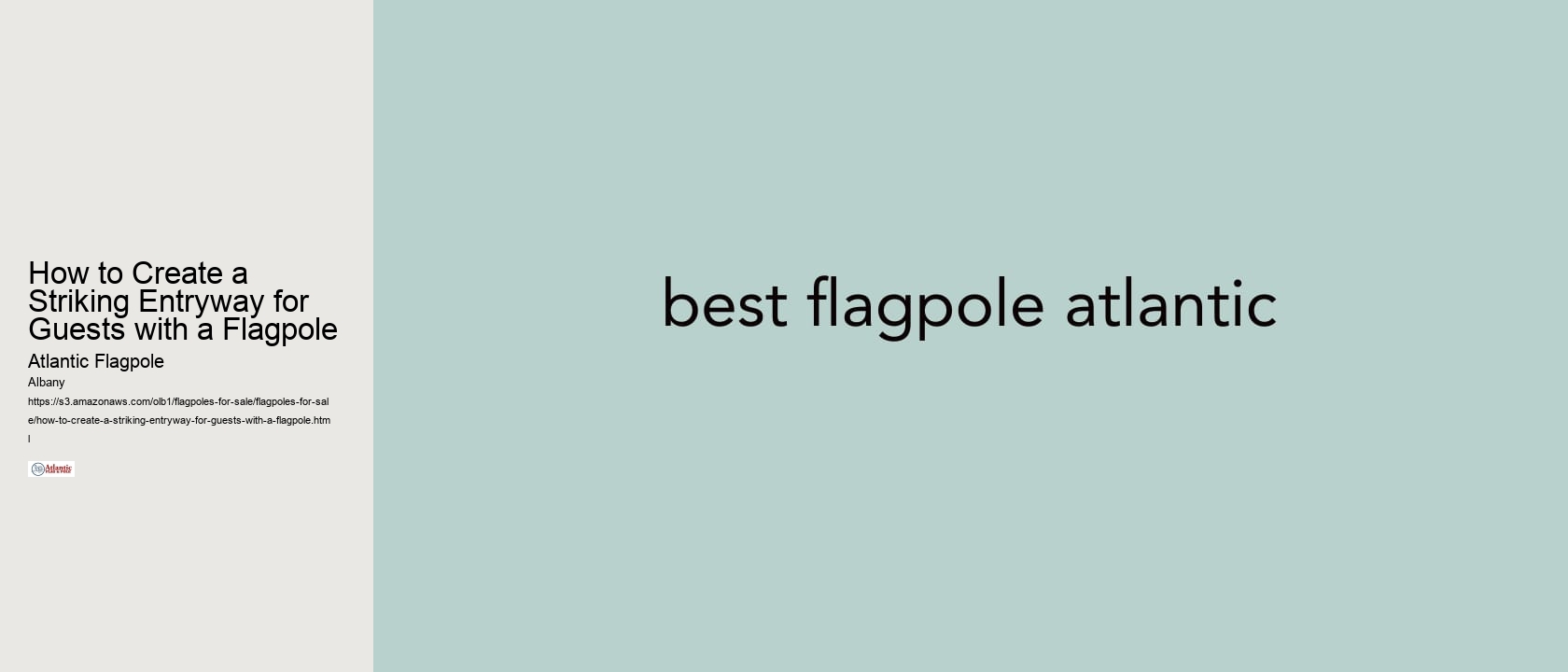 How to Create a Striking Entryway for Guests with a Flagpole