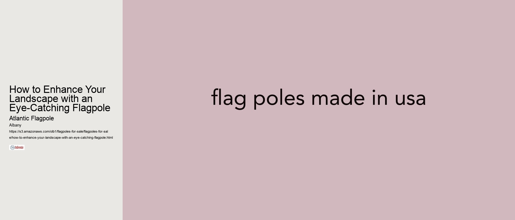 How to Enhance Your Landscape with an Eye-Catching Flagpole