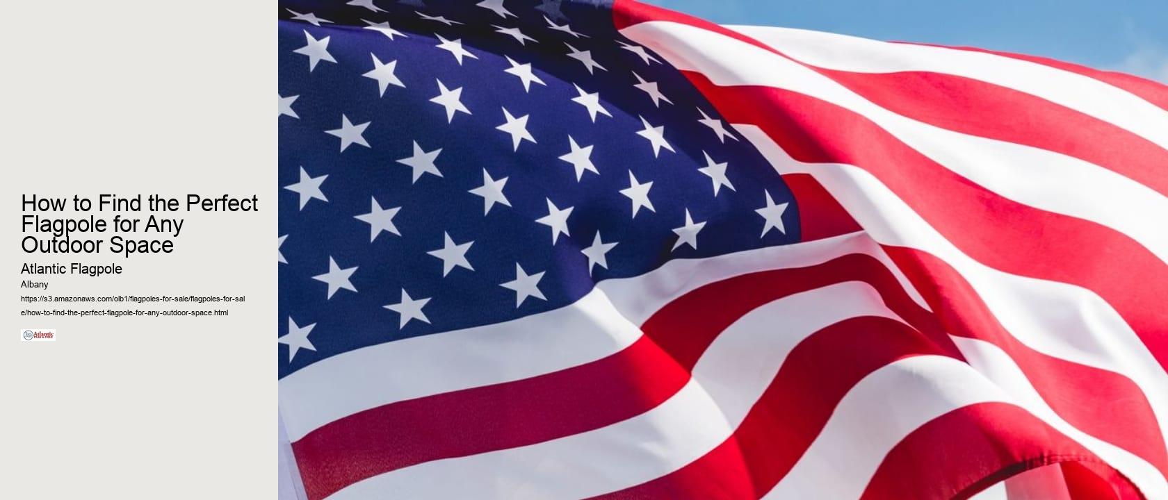 How to Find the Perfect Flagpole for Any Outdoor Space