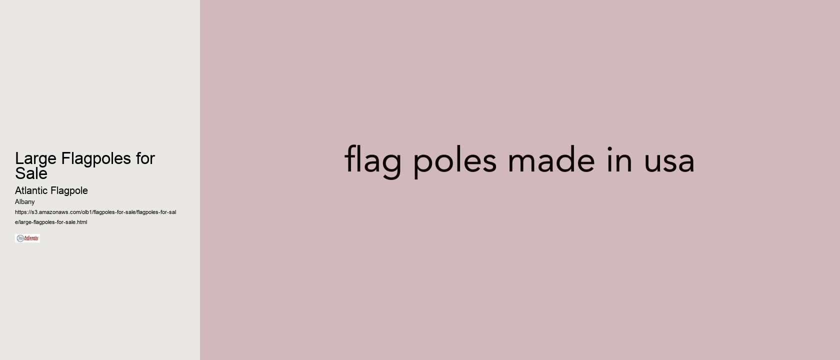 Large Flagpoles for Sale