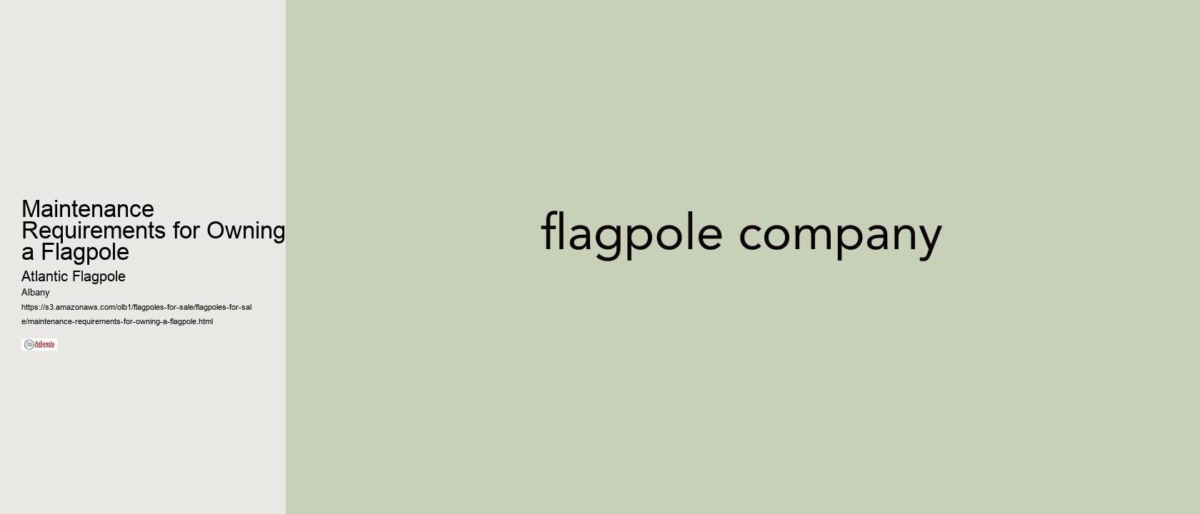 Maintenance Requirements for Owning a Flagpole