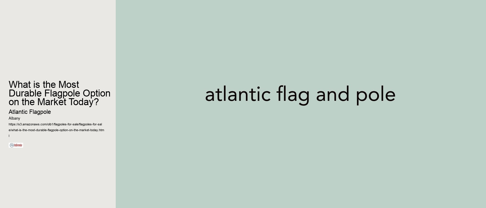 What is the Most Durable Flagpole Option on the Market Today?