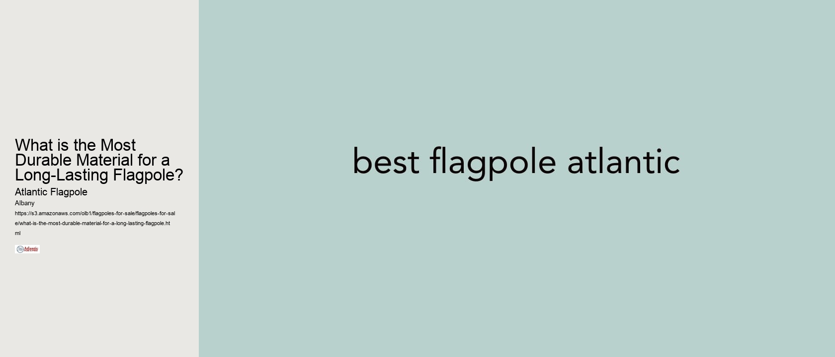 What is the Most Durable Material for a Long-Lasting Flagpole?