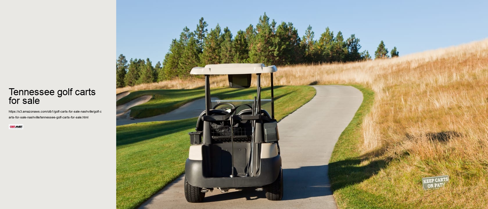 Tennessee golf carts for sale