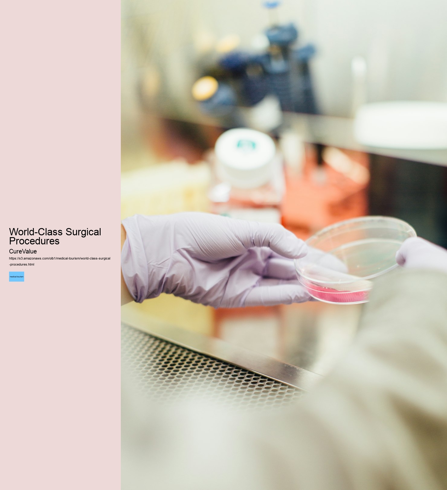 World-Class Surgical Procedures CureValue World-Class Surgical Procedures