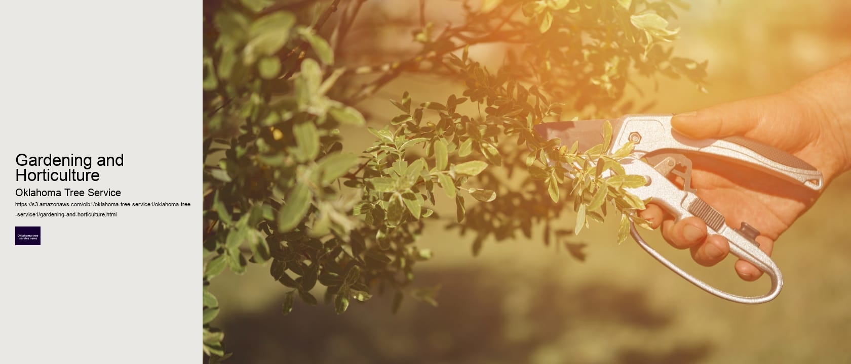 Gardening and Horticulture