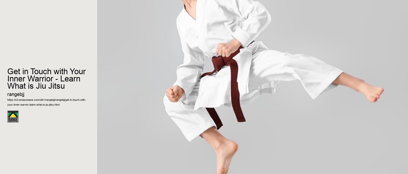 Get in Touch with Your Inner Warrior - Learn What is Jiu Jitsu 