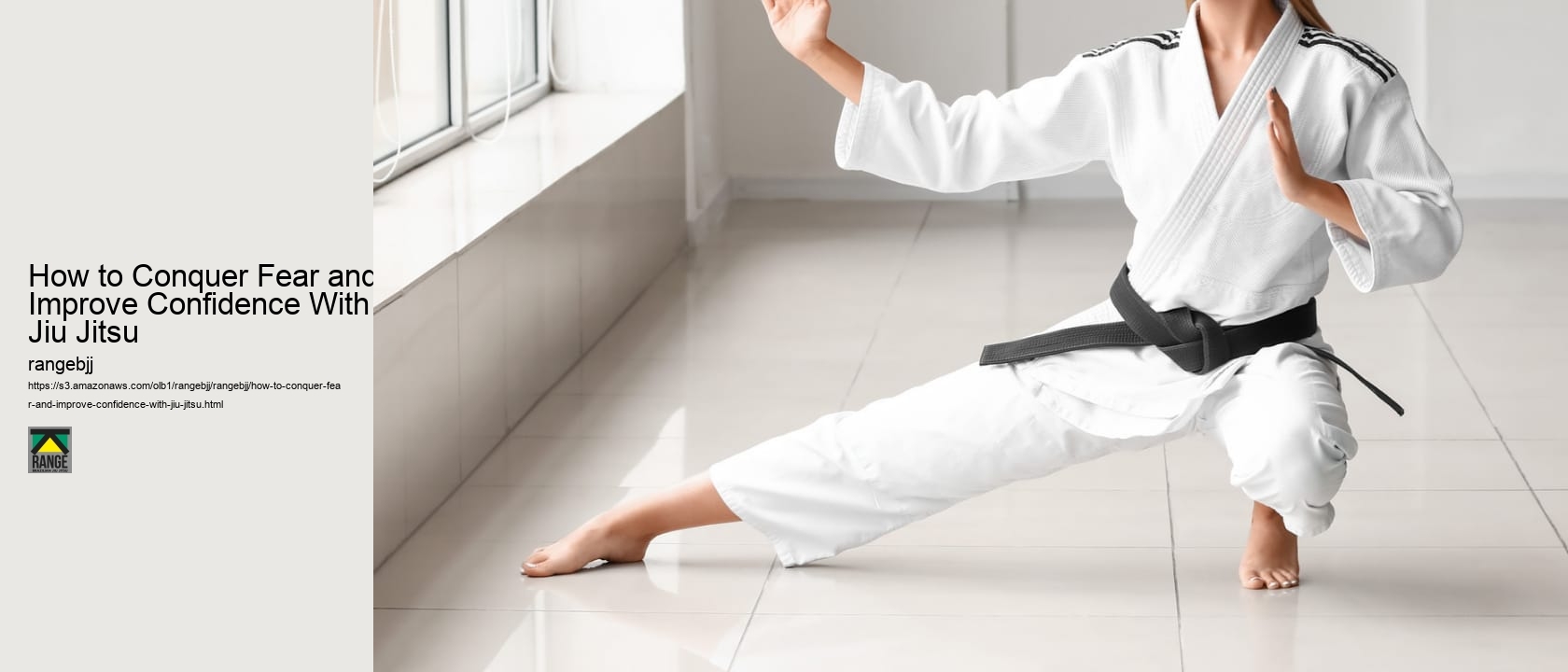 How to Conquer Fear and Improve Confidence With Jiu Jitsu