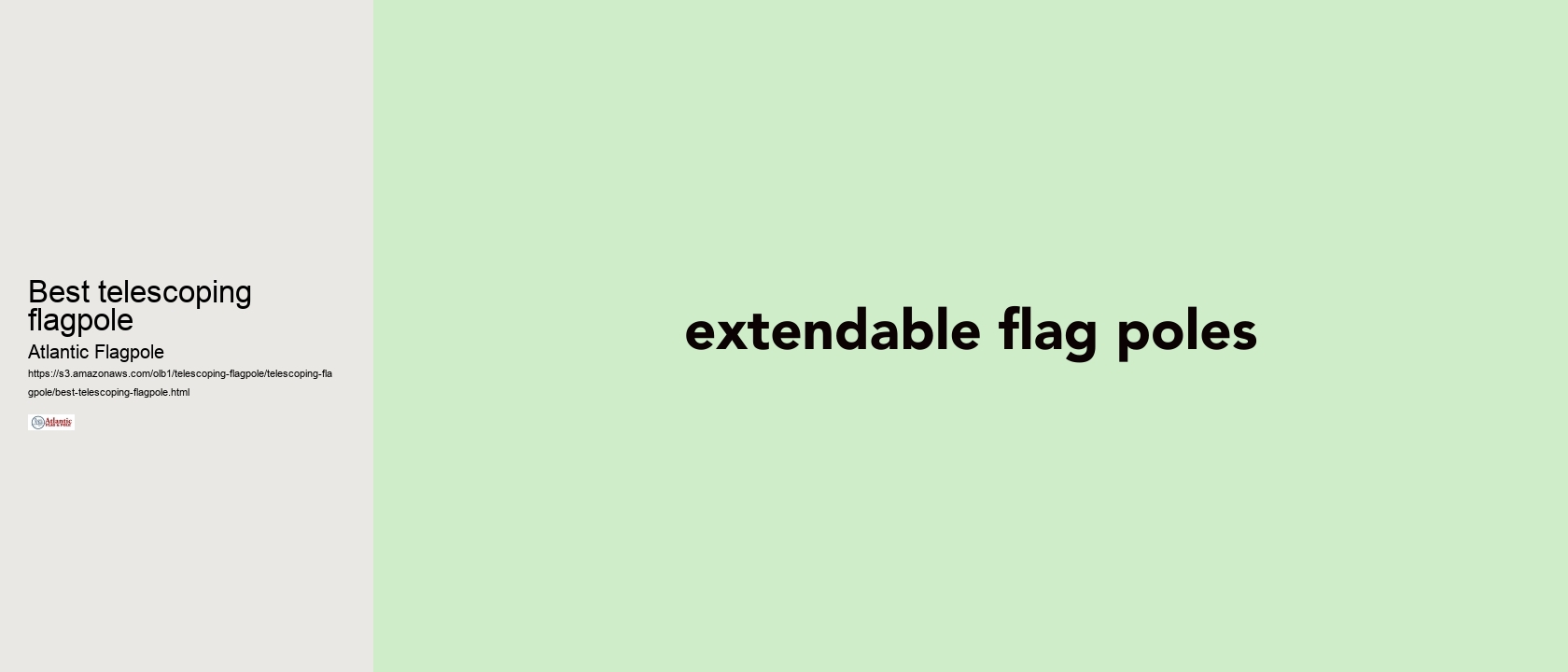 best telescoping flagpole