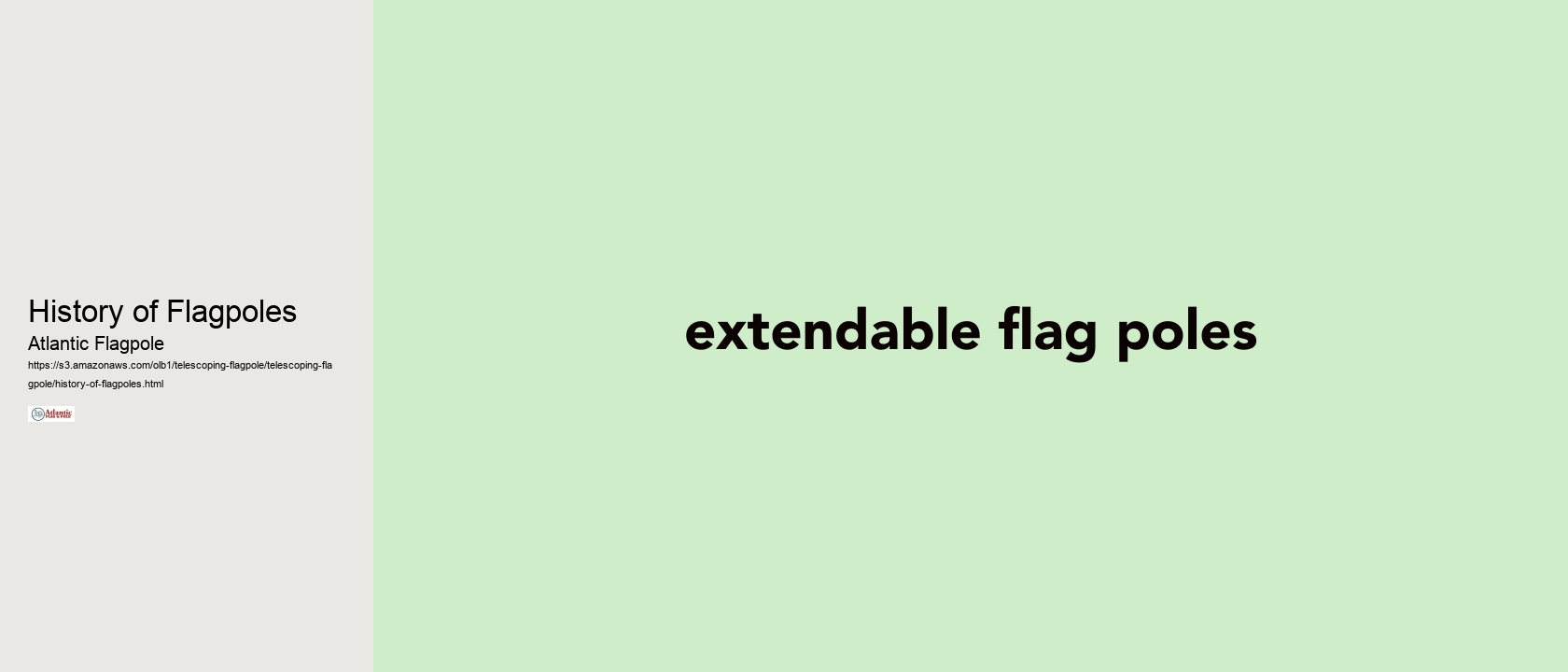 History of Flagpoles