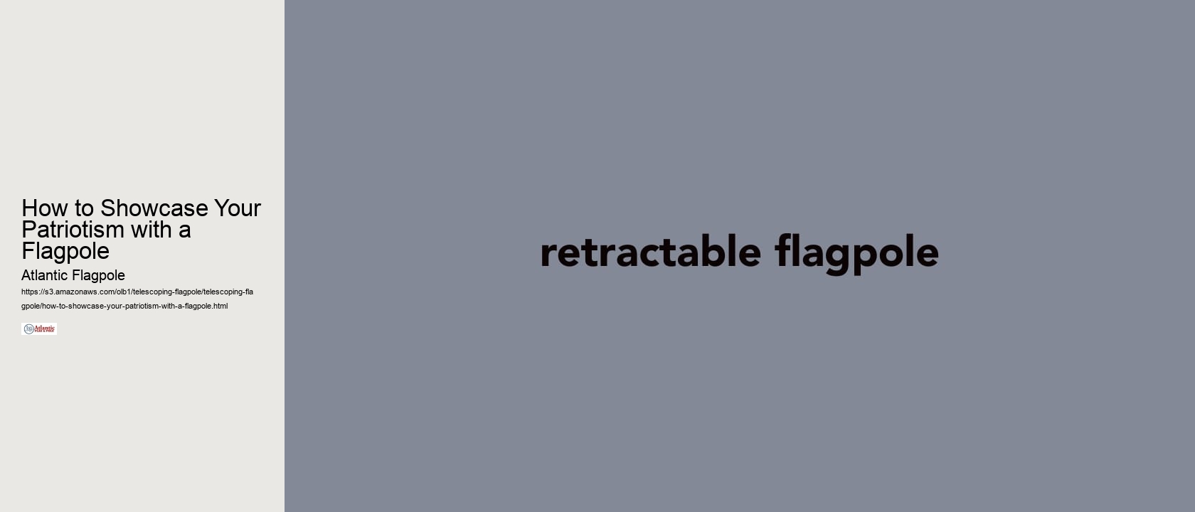 How to Showcase Your Patriotism with a Flagpole