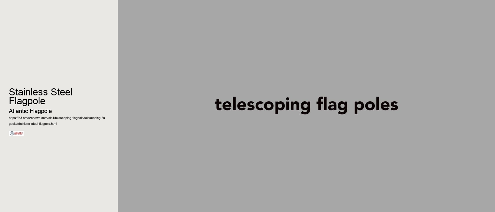 Stainless Steel Flagpole