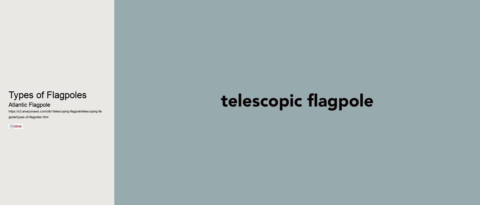 Types of Flagpoles