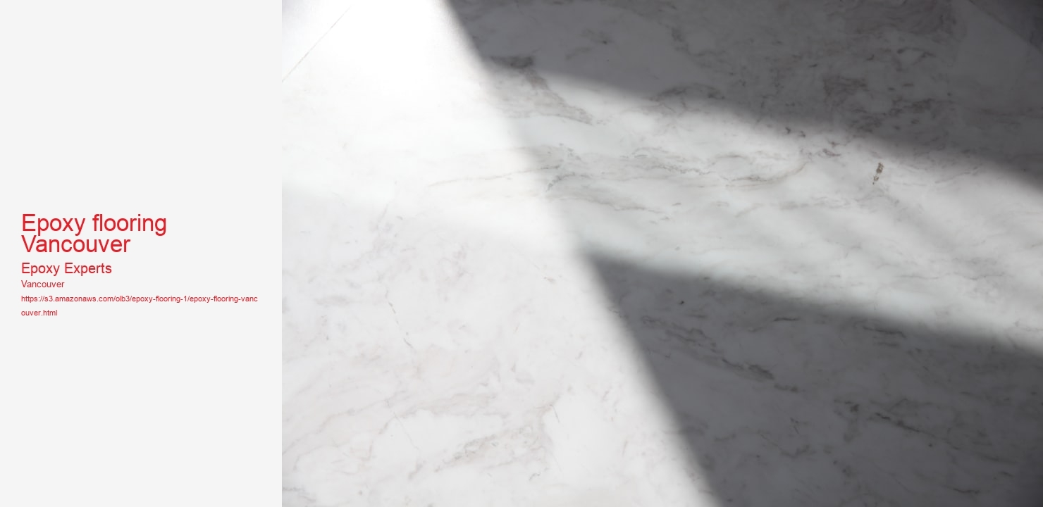 epoxy flooring Vancouver