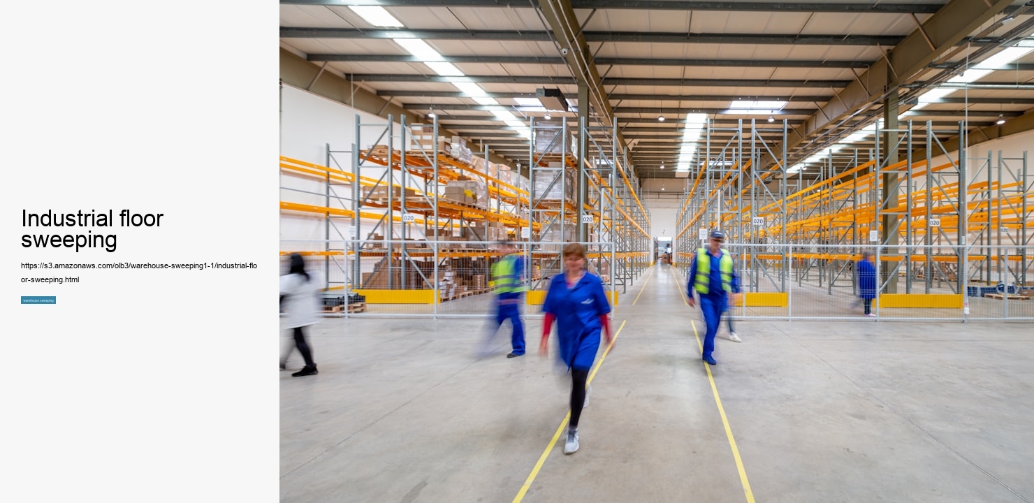 industrial floor sweeping