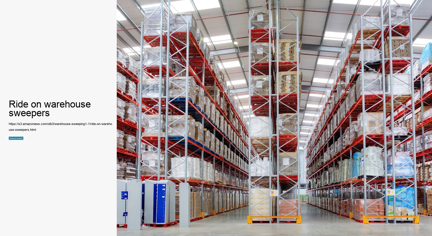 ride on warehouse sweepers