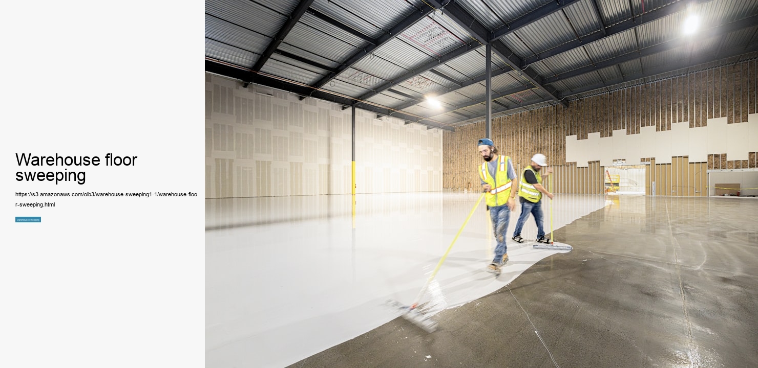 warehouse floor sweeping