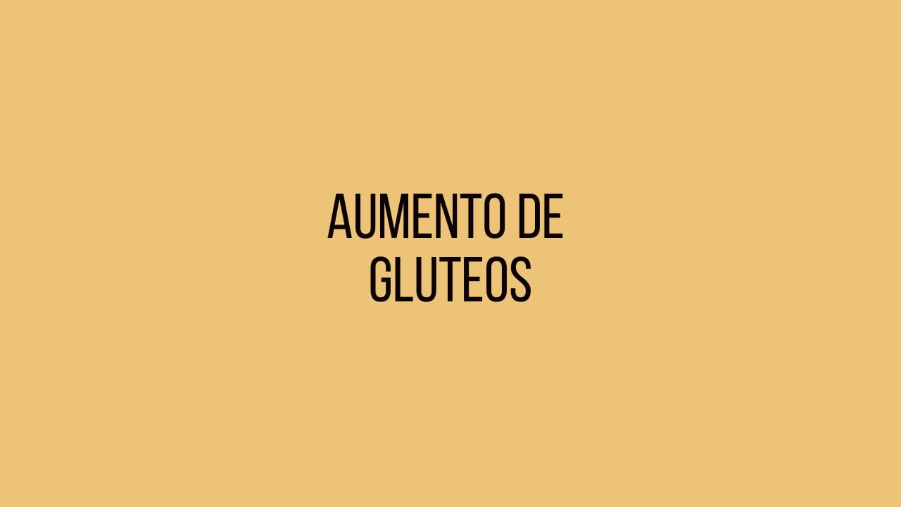 cómo aumentar gluteos